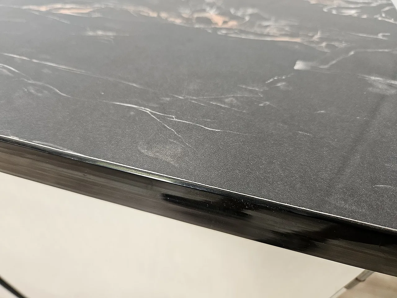 Kitchen Credenza in Formica White Marble Effect, 1970s 10