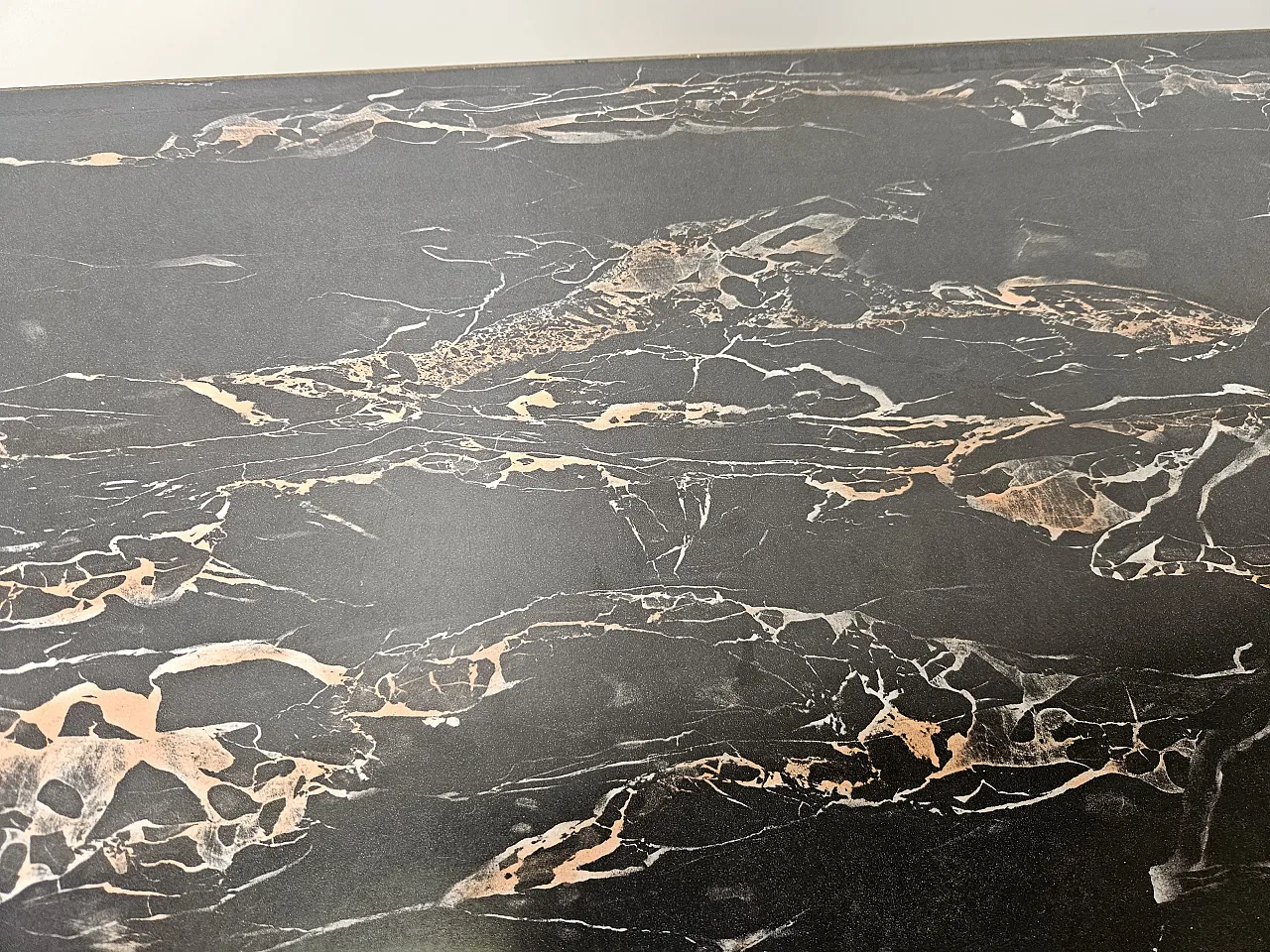 Kitchen Credenza in Formica White Marble Effect, 1970s 11