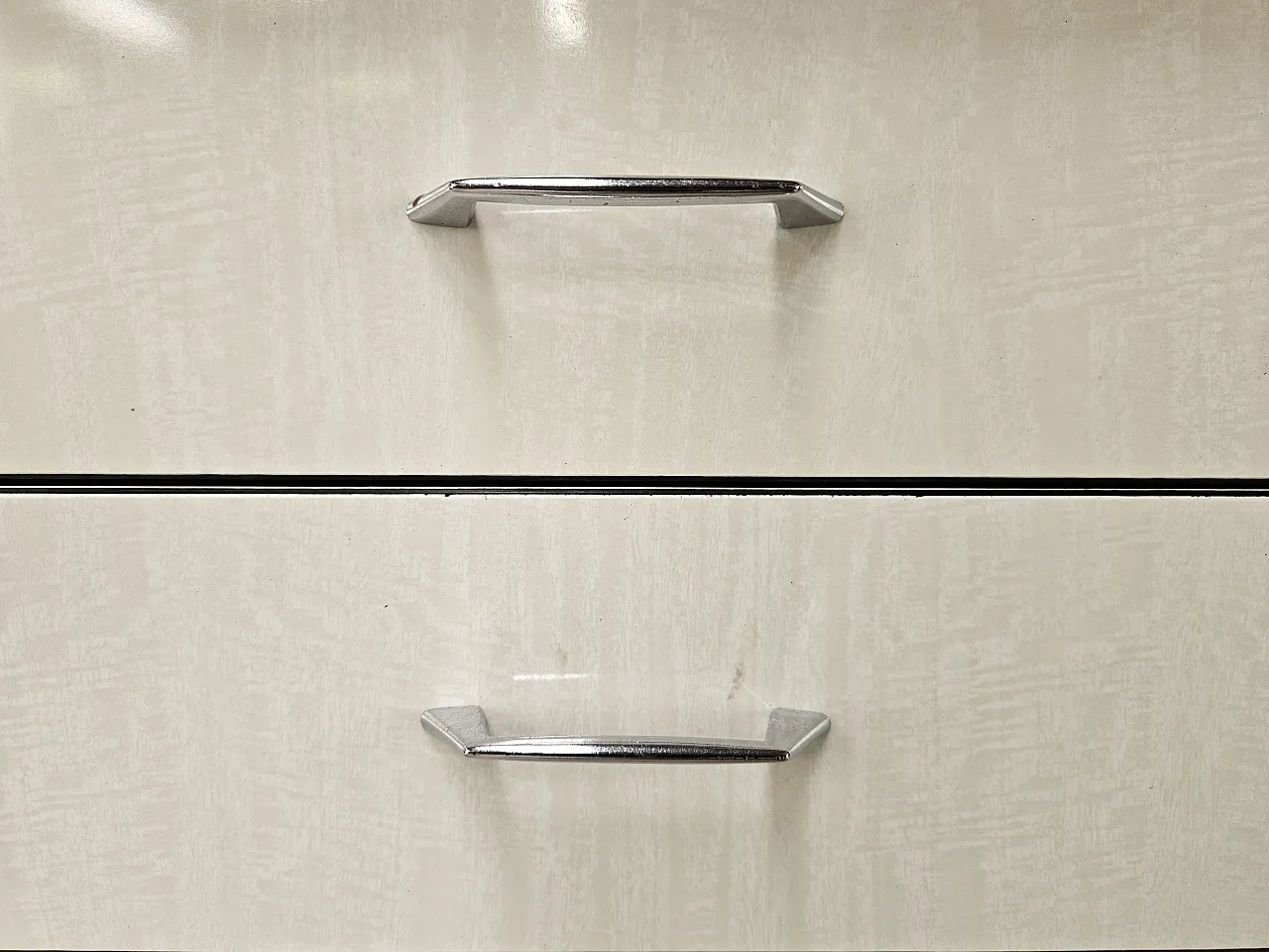 Kitchen Credenza in Formica White Marble Effect, 1970s 12