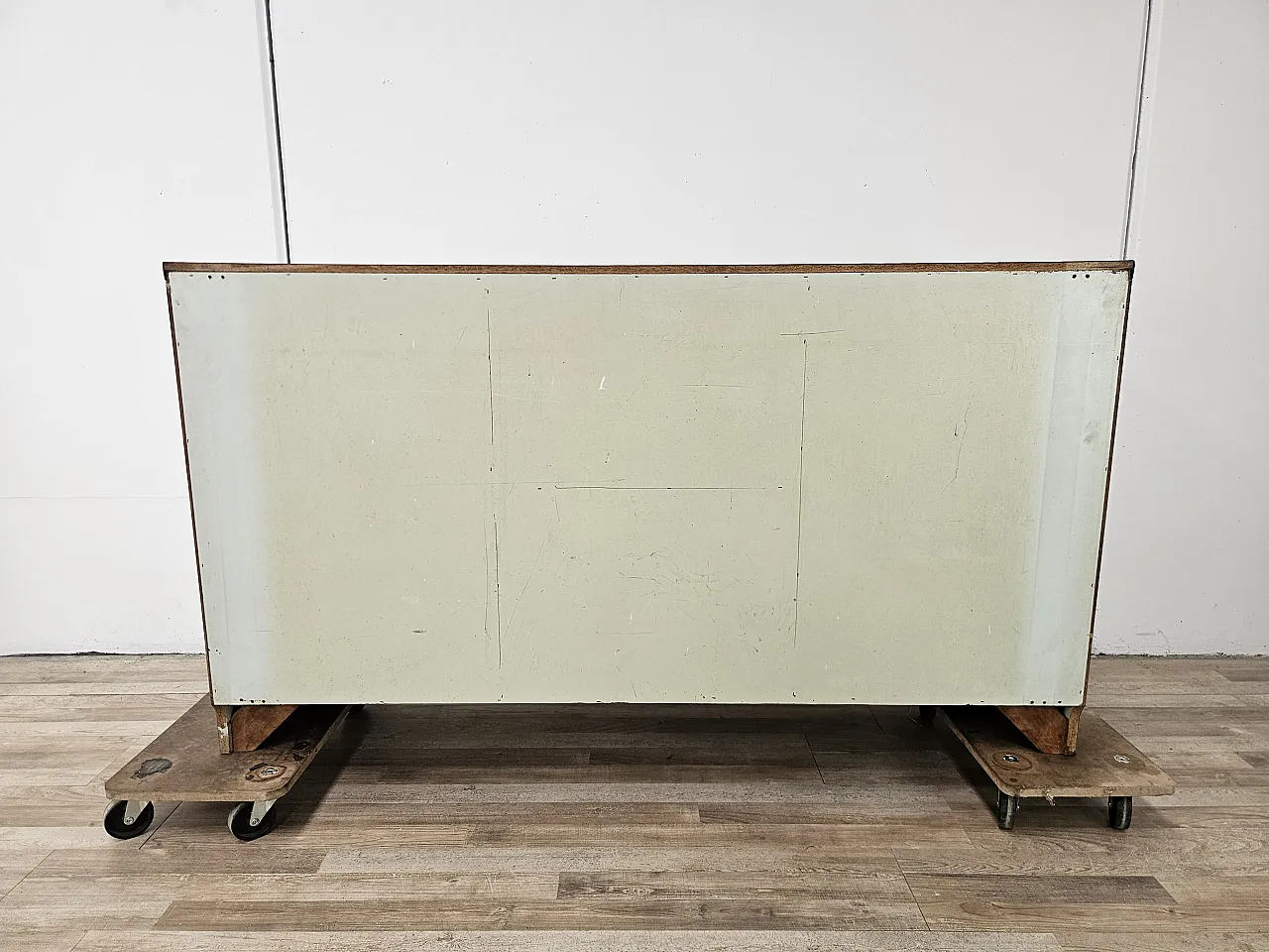 Kitchen Credenza in Formica White Marble Effect, 1970s 28