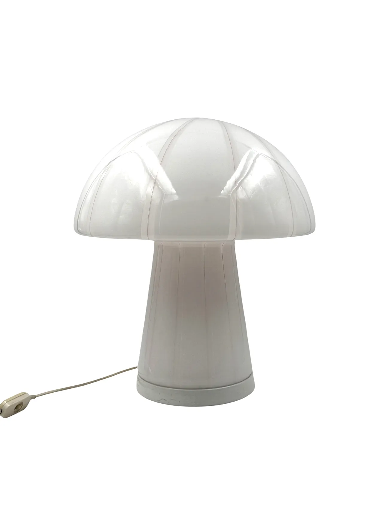 Muhroom table lamp in Murano glass, Italy, 70s 7