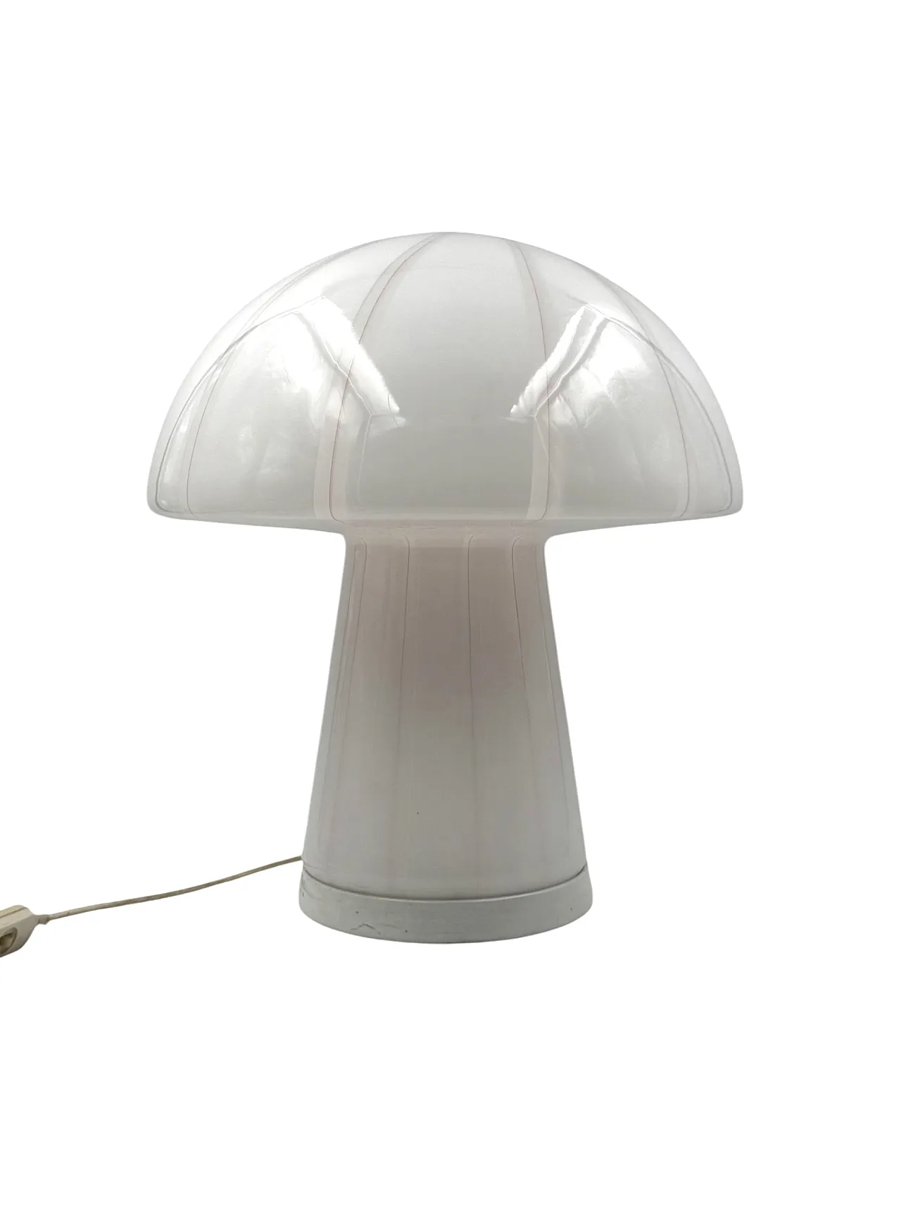 Muhroom table lamp in Murano glass, Italy, 70s 8