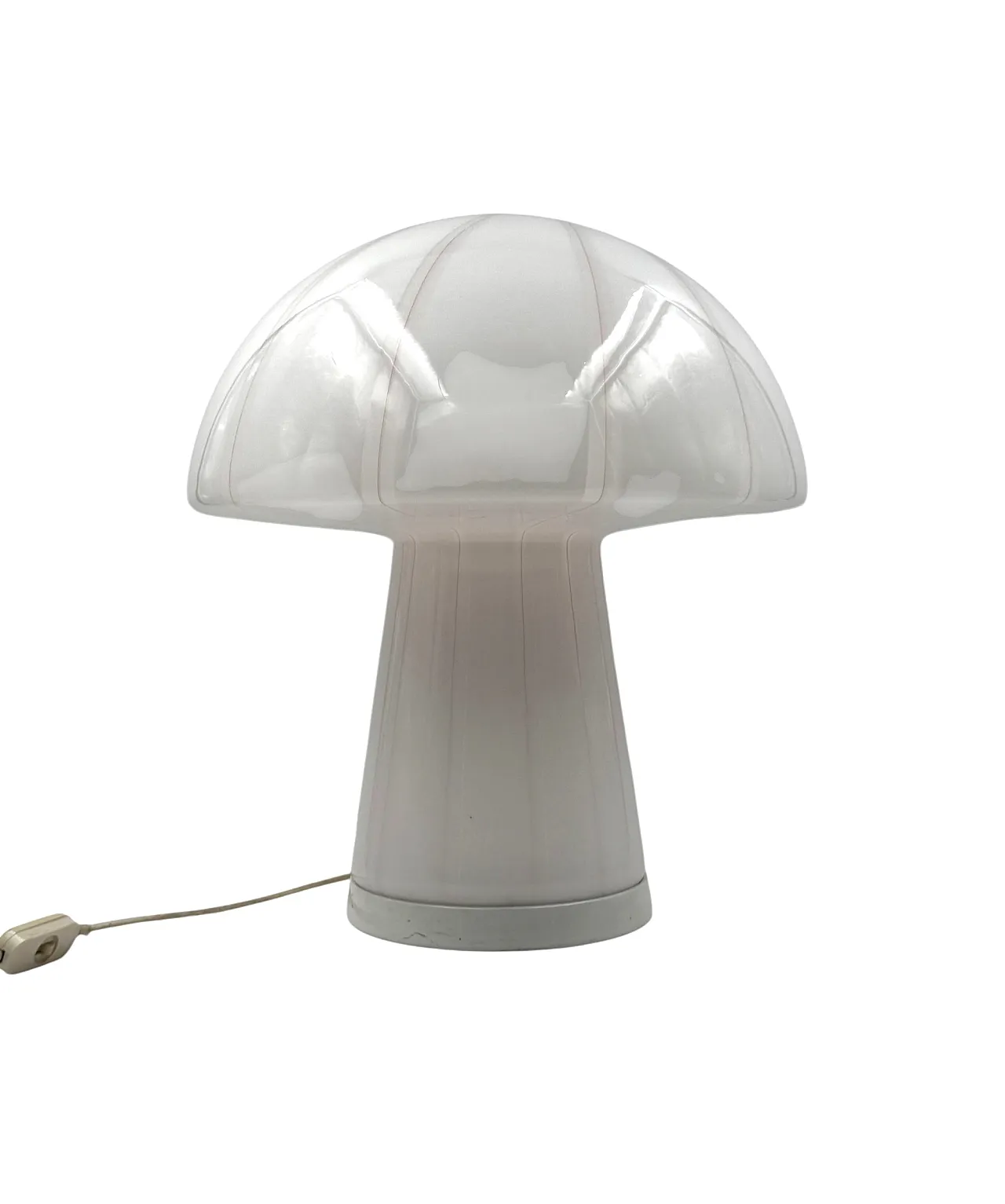Muhroom table lamp in Murano glass, Italy, 70s 9