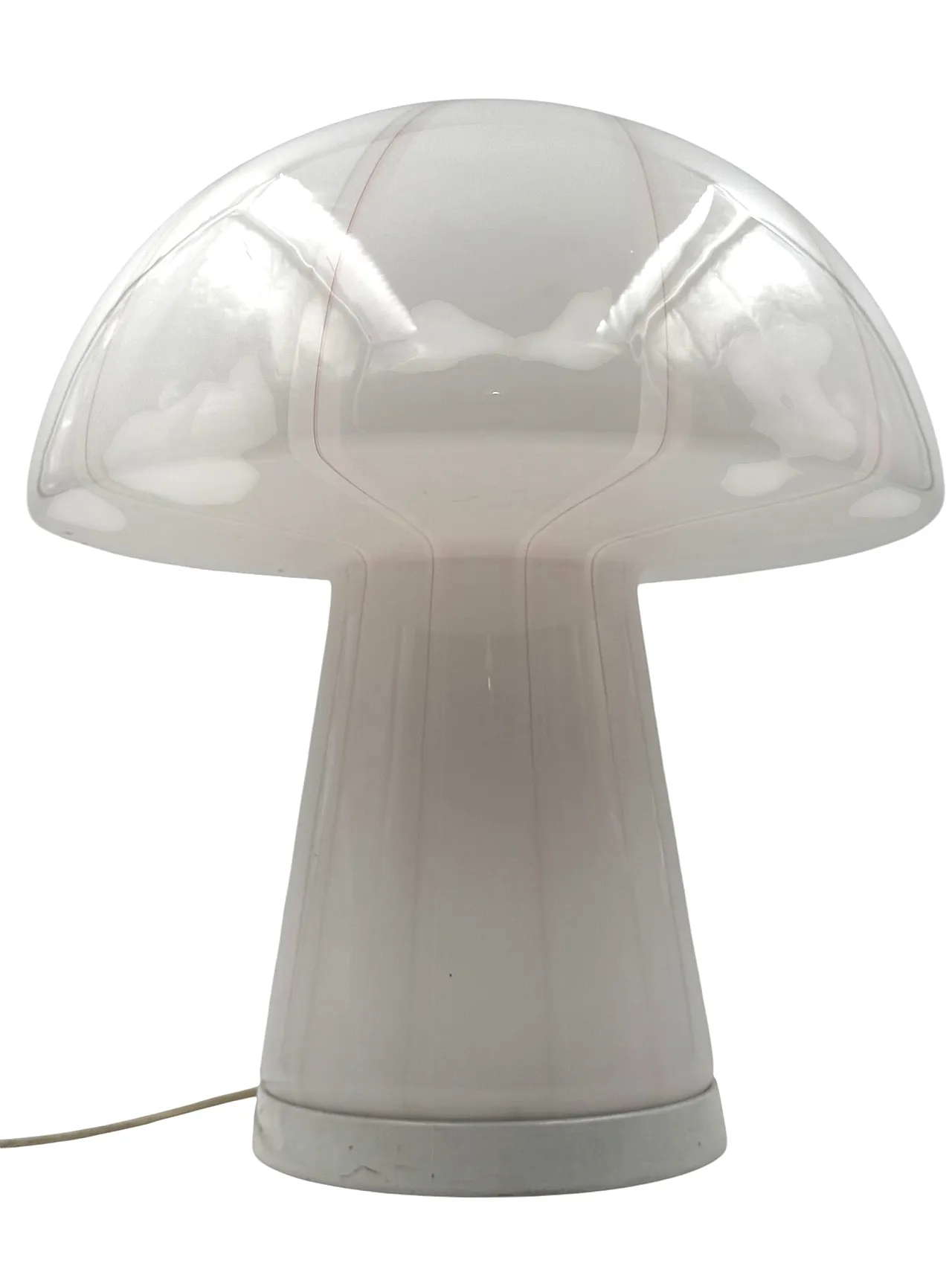Muhroom table lamp in Murano glass, Italy, 70s 11