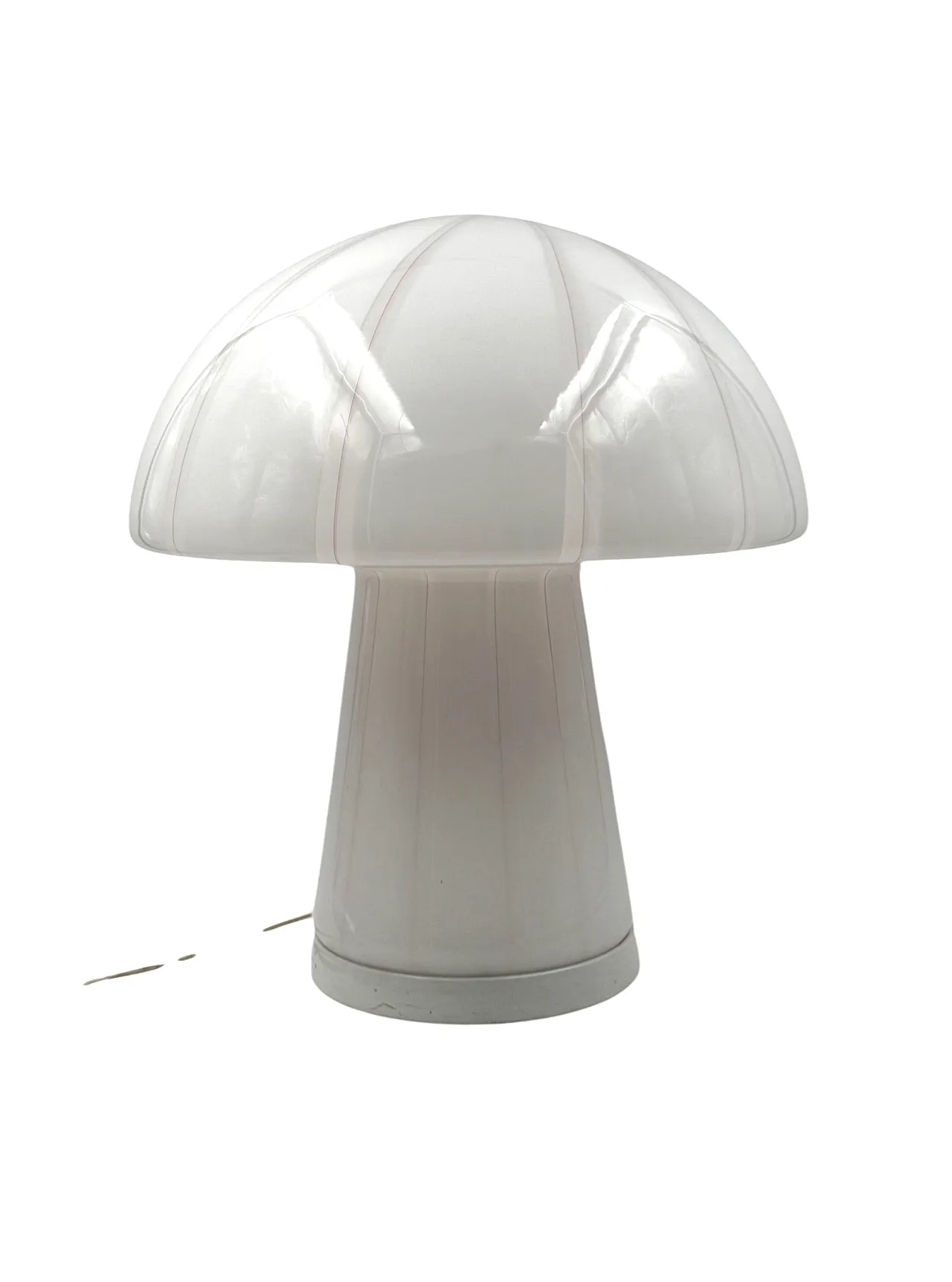 Muhroom table lamp in Murano glass, Italy, 70s 15