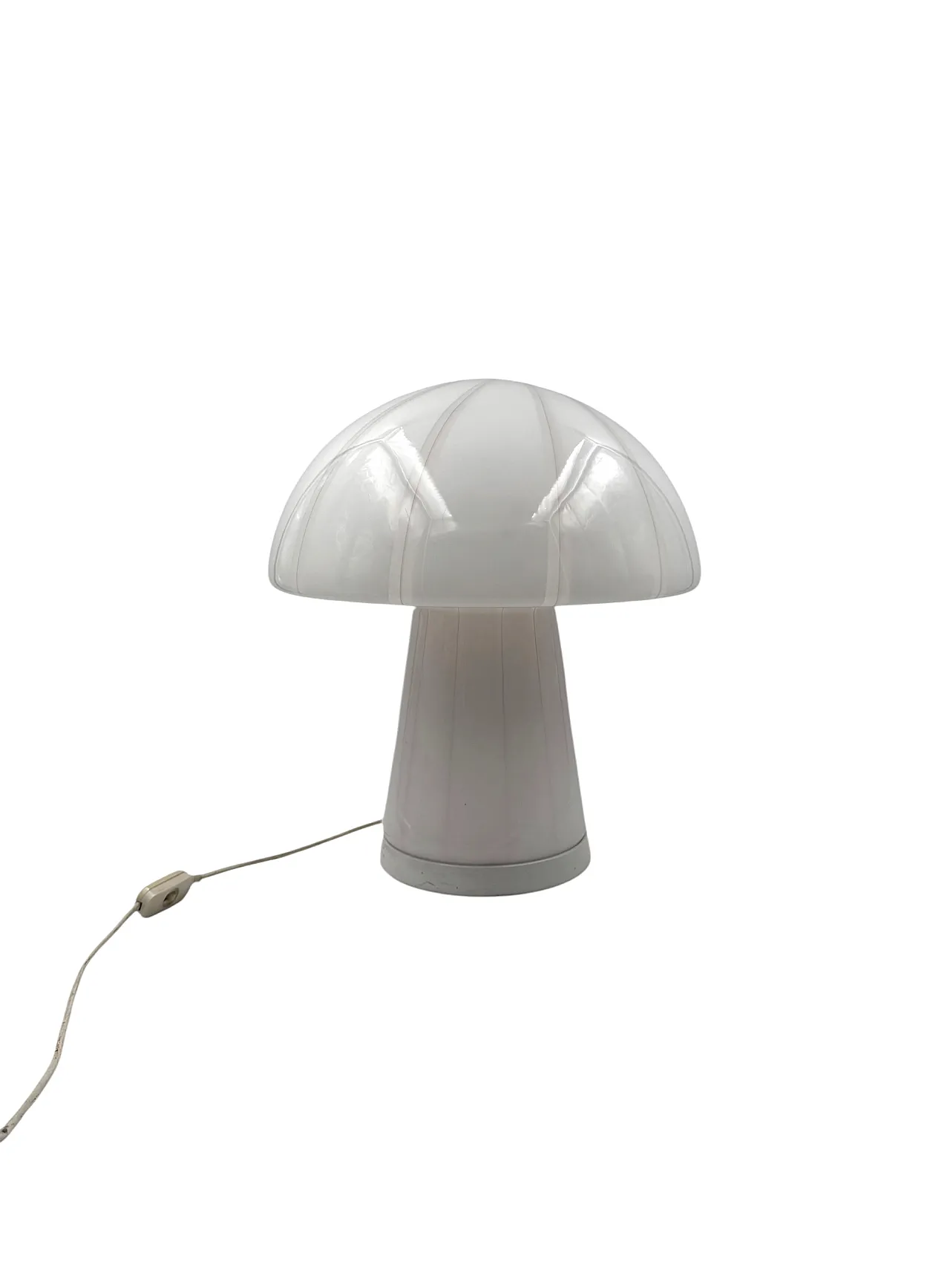 Muhroom table lamp in Murano glass, Italy, 70s 16