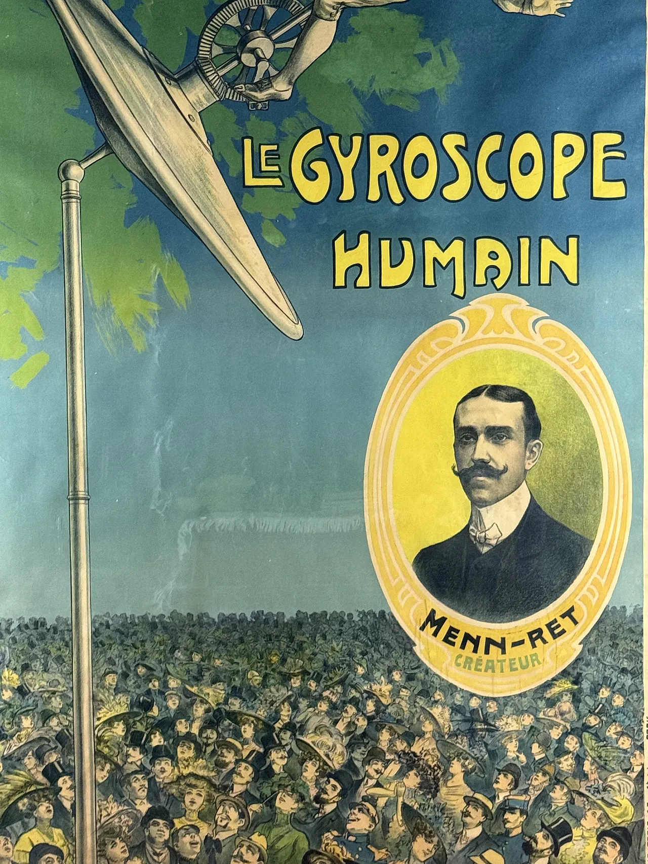 Candido Aragonez de Faria, Le Gyroscope Humain, Affiche, c. 1910 4