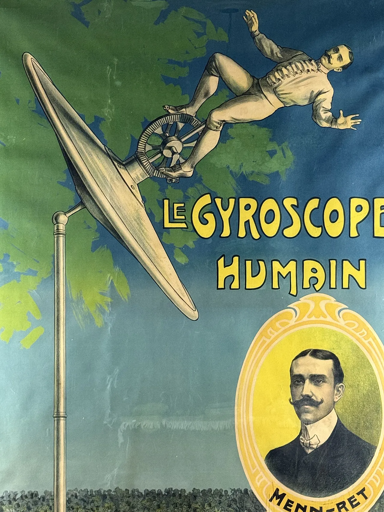 Candido Aragonez de Faria, Le Gyroscope Humain, Affiche, c. 1910 5