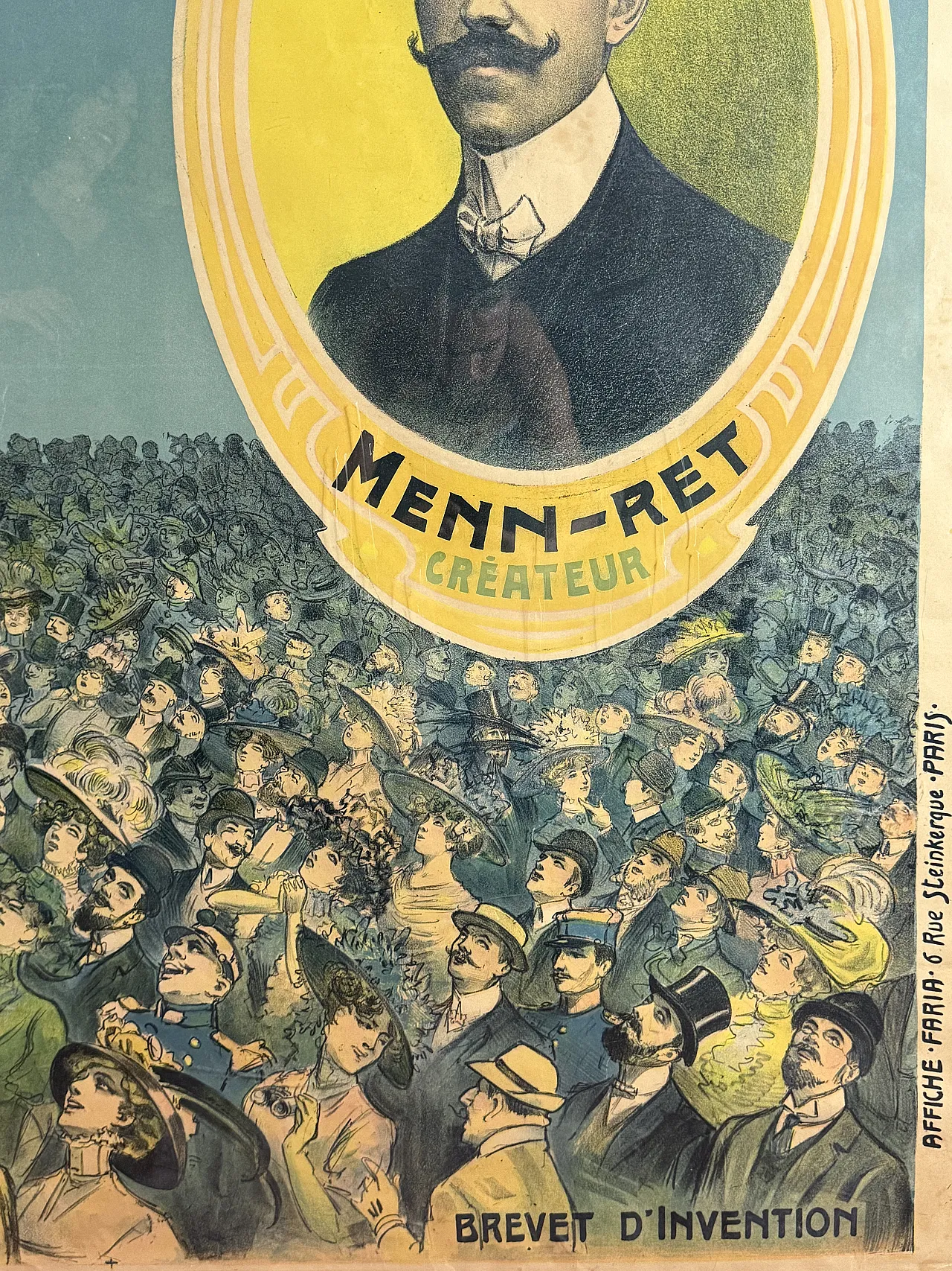 Candido Aragonez de Faria, Le Gyroscope Humain, Affiche, c. 1910 8