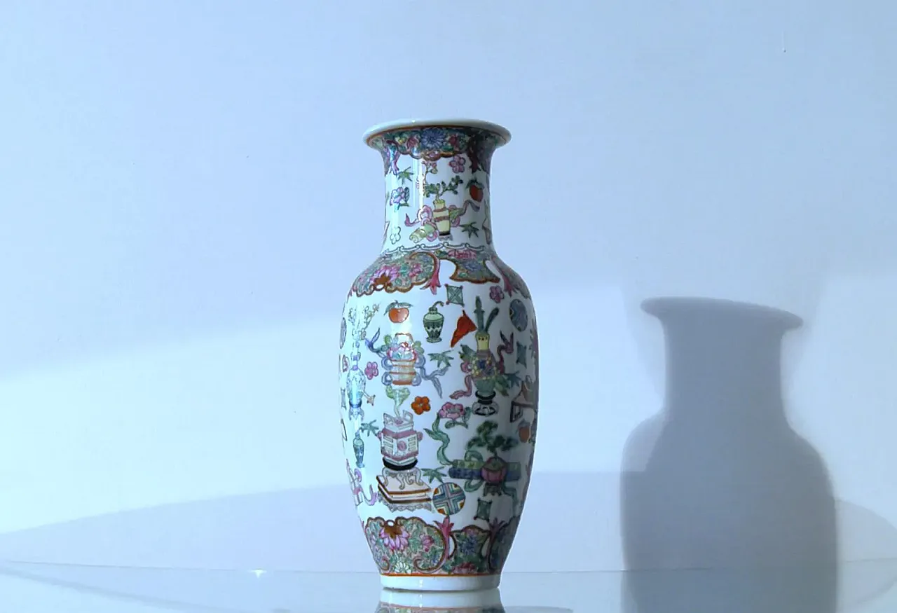 Vaso in porcellana della dinastia Qing, '900 1