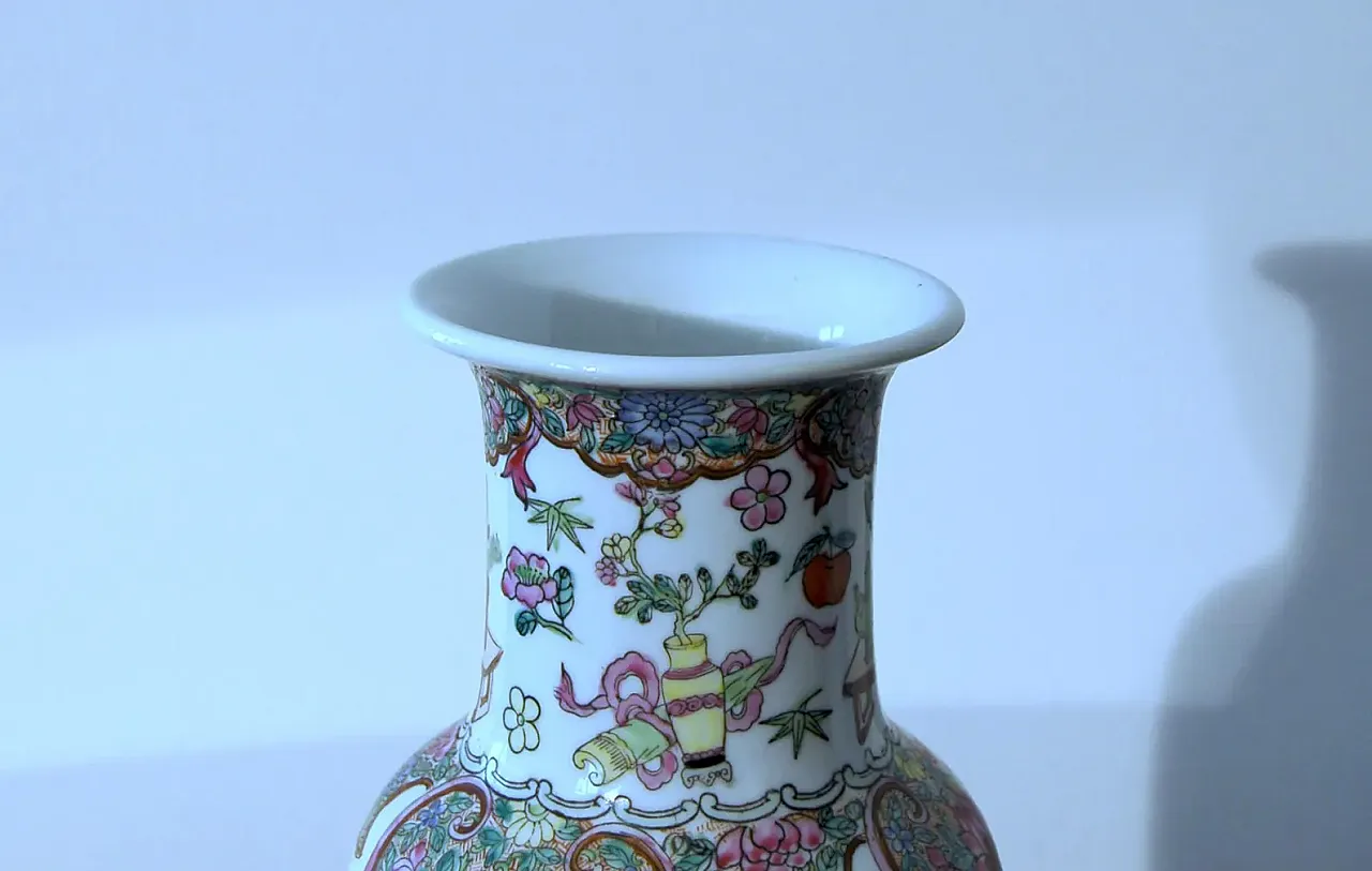 Vaso in porcellana della dinastia Qing, '900 7