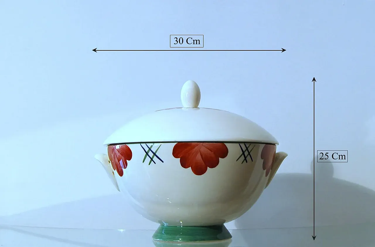 Zuppiera centrotavola di A. Simonetto per Galvani, anni '30 1