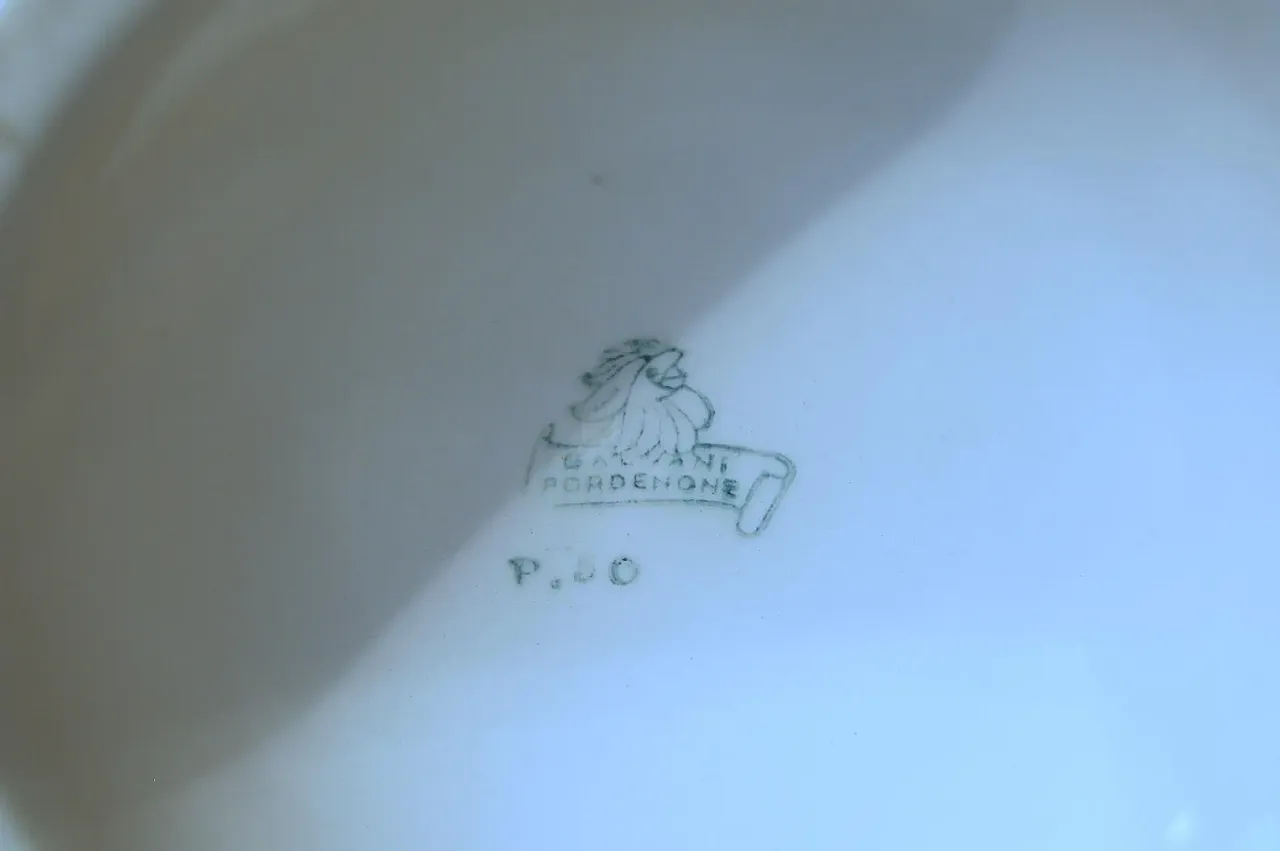 Zuppiera centrotavola di A. Simonetto per Galvani, anni '30 9