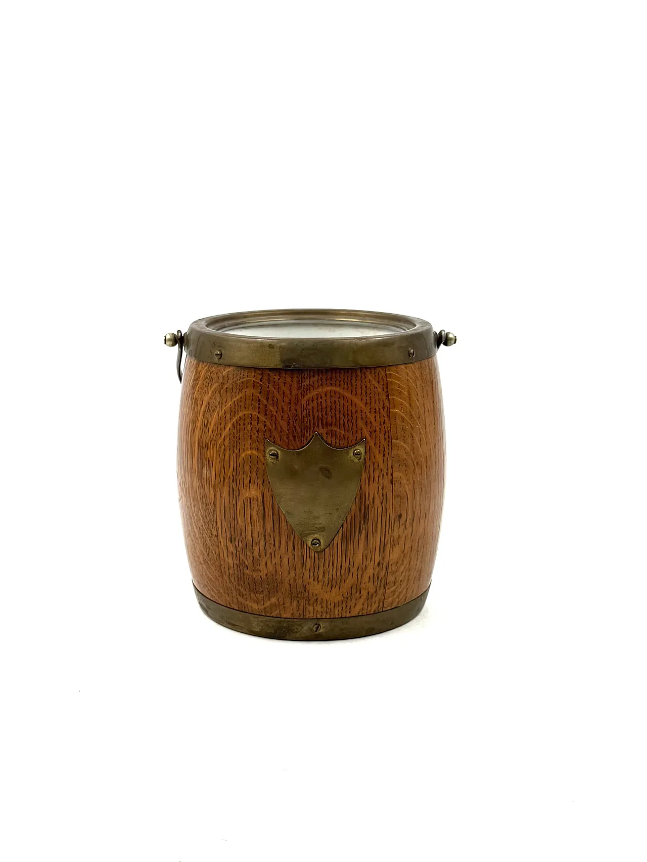 Ice Bucket Midcentury in oak, Italy 1960 15