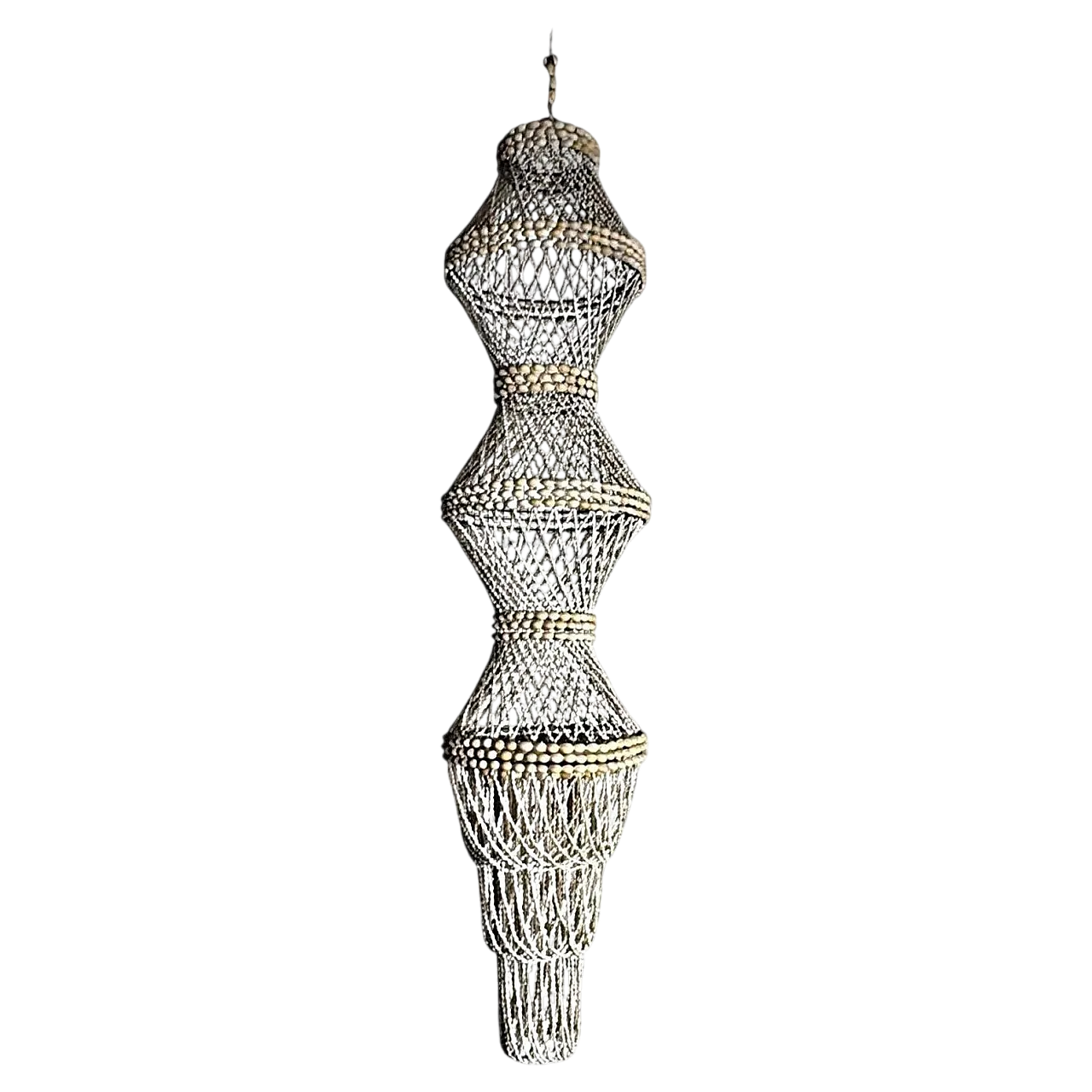 Talismano appeso stile folk filippino o lampadario da esterno, anni 70 20