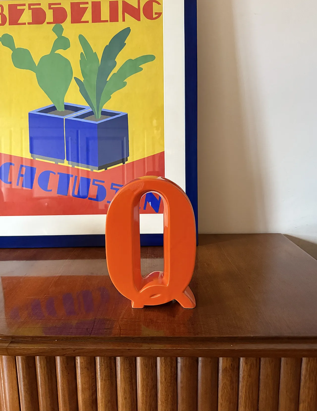 Solifleur Orange Space Age Vase, Marcel Rodureau France 1970 1