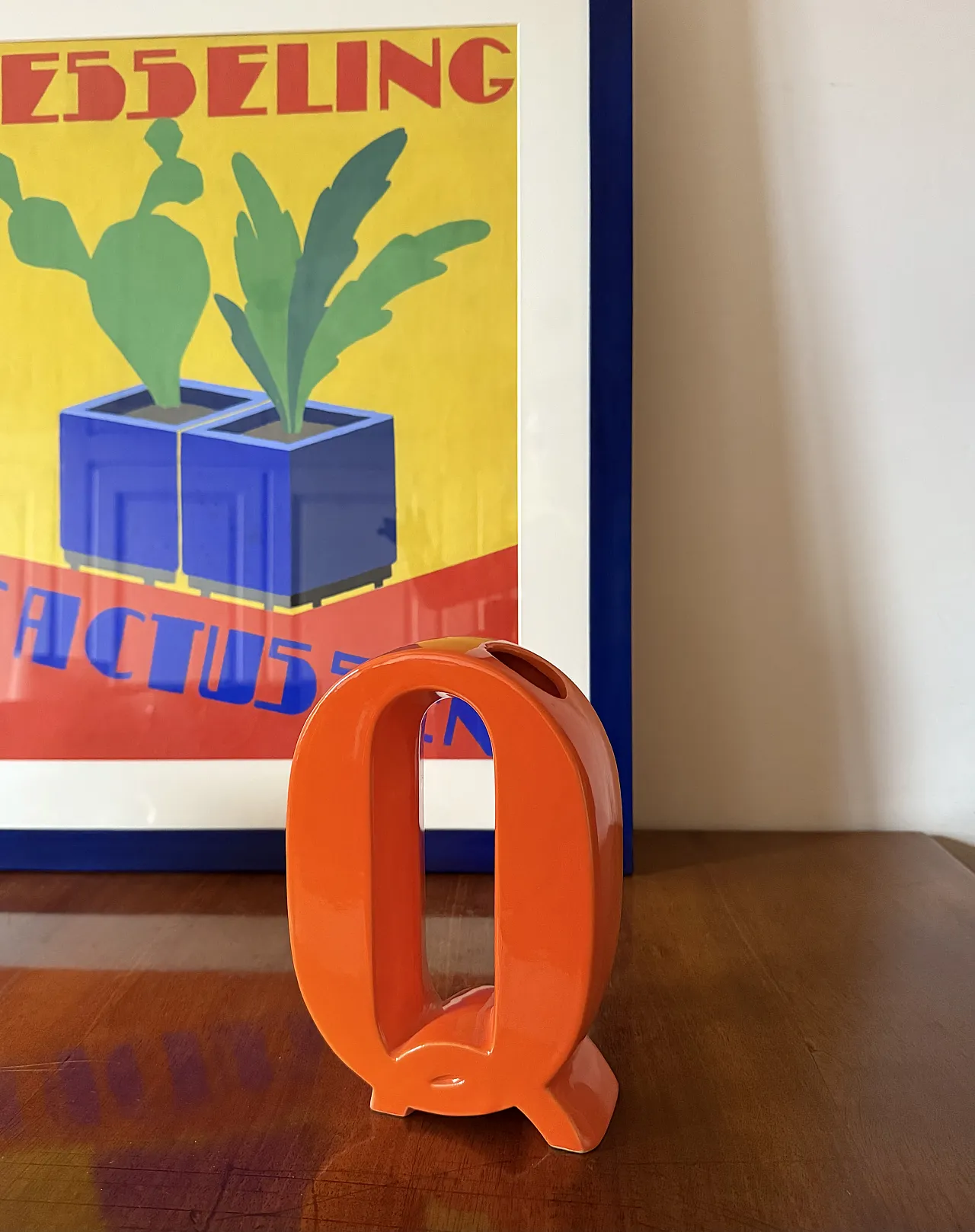 Solifleur Orange Space Age Vase, Marcel Rodureau France 1970 2