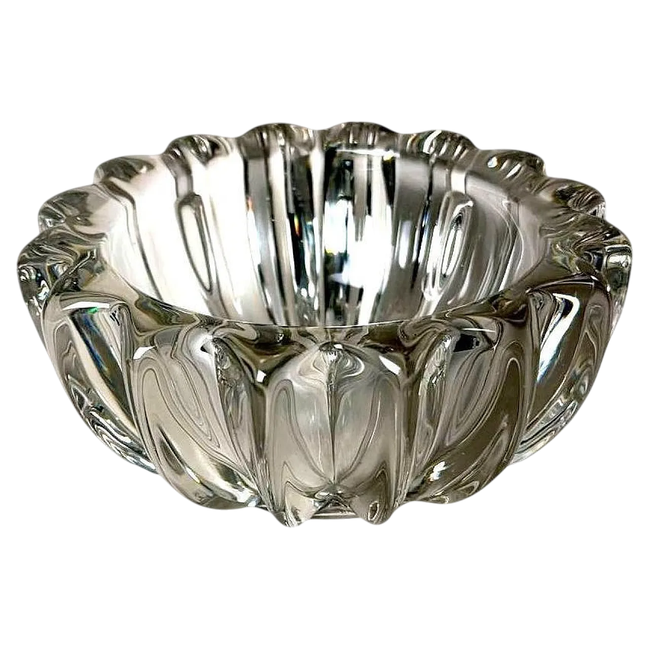 Ciotola in vetro modellato attribuita a Pierre D'Avesn, anni '30 19