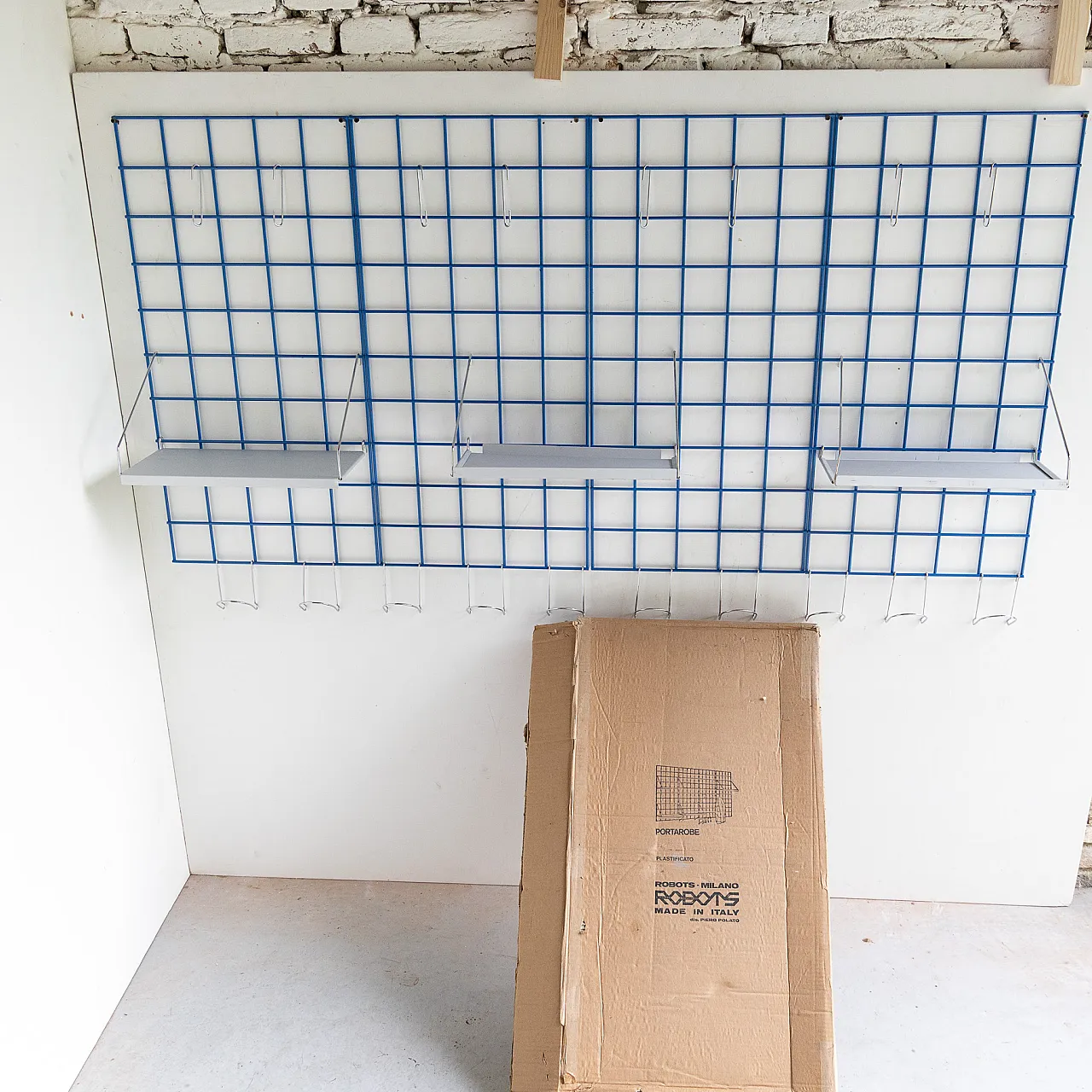 Sistema modulare Portarobe di Piero Polato per Robots Milano, anni '70 9