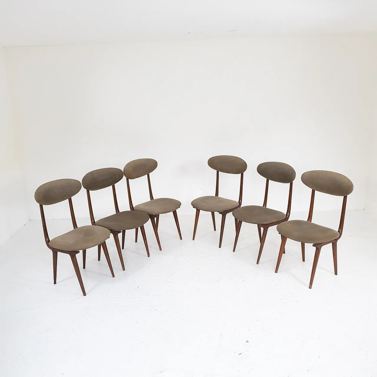 6 Chairs by Ezio Longhi for Elam, 1950s 2