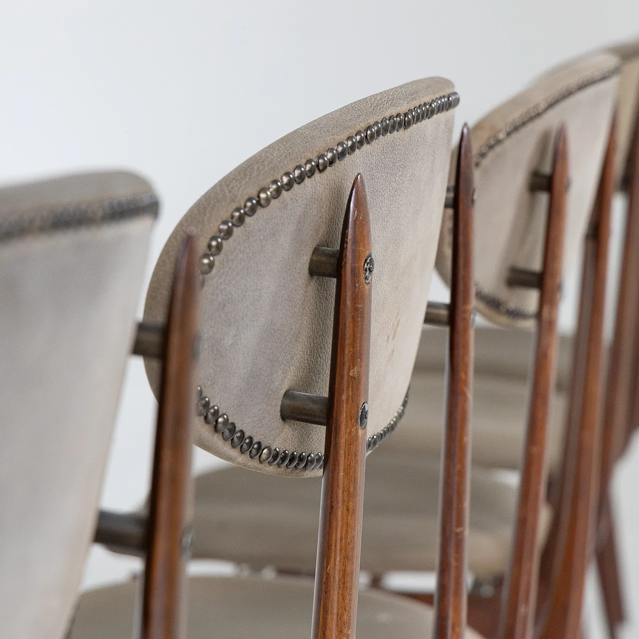 6 Chairs by Ezio Longhi for Elam, 1950s 5