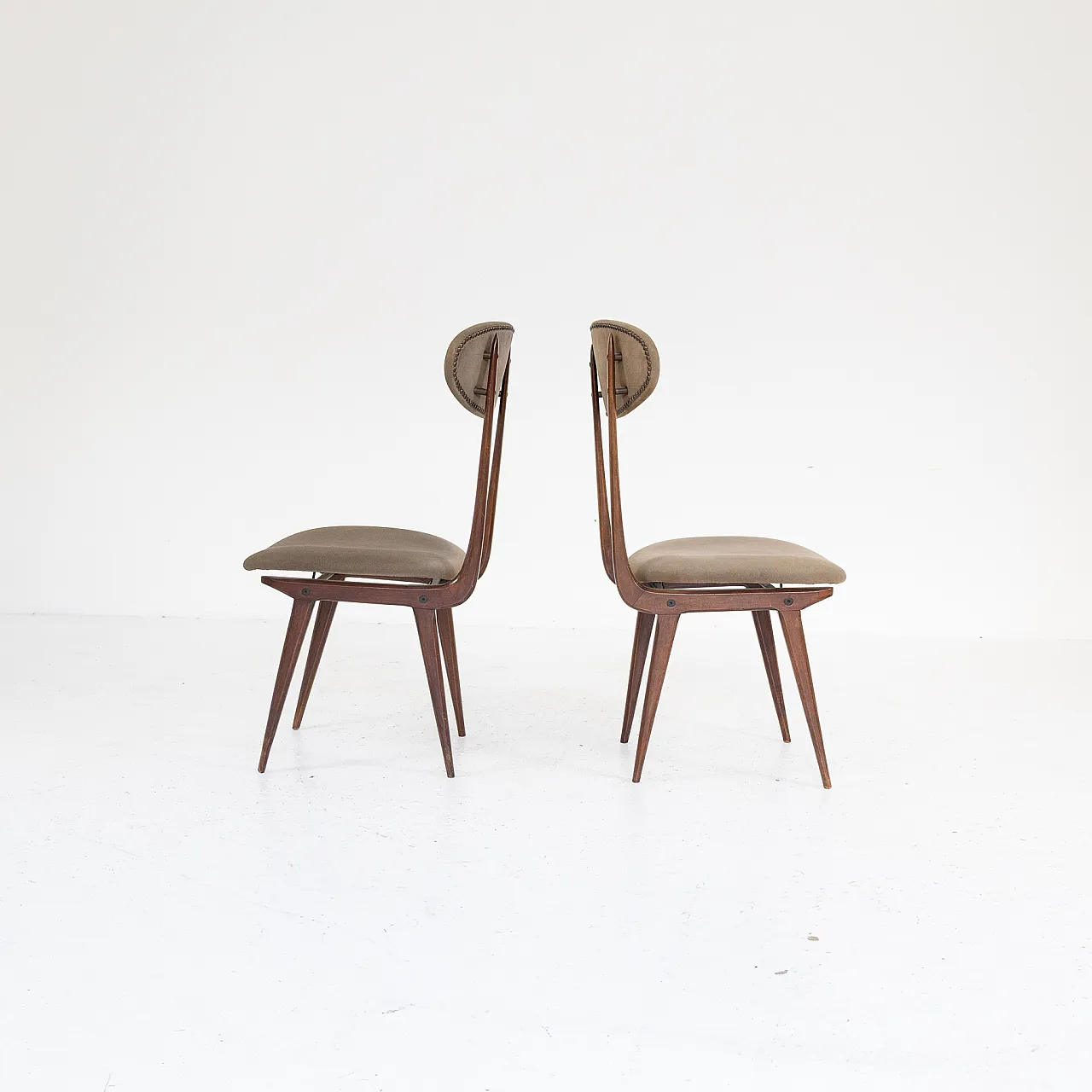6 Chairs by Ezio Longhi for Elam, 1950s 8