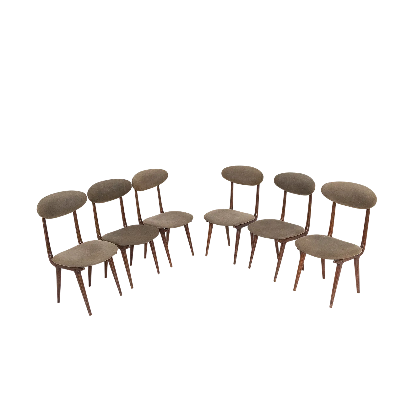 6 Chairs by Ezio Longhi for Elam, 1950s 12