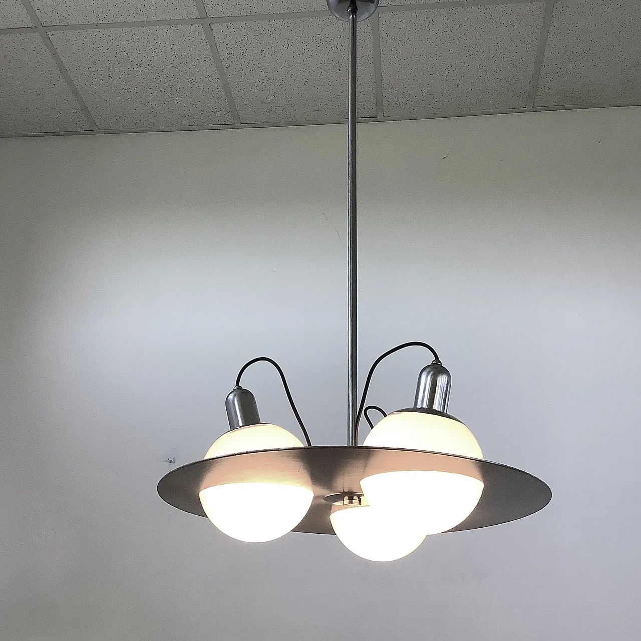 70s design chandelier in the style of Stilnovo / Artiluce 1