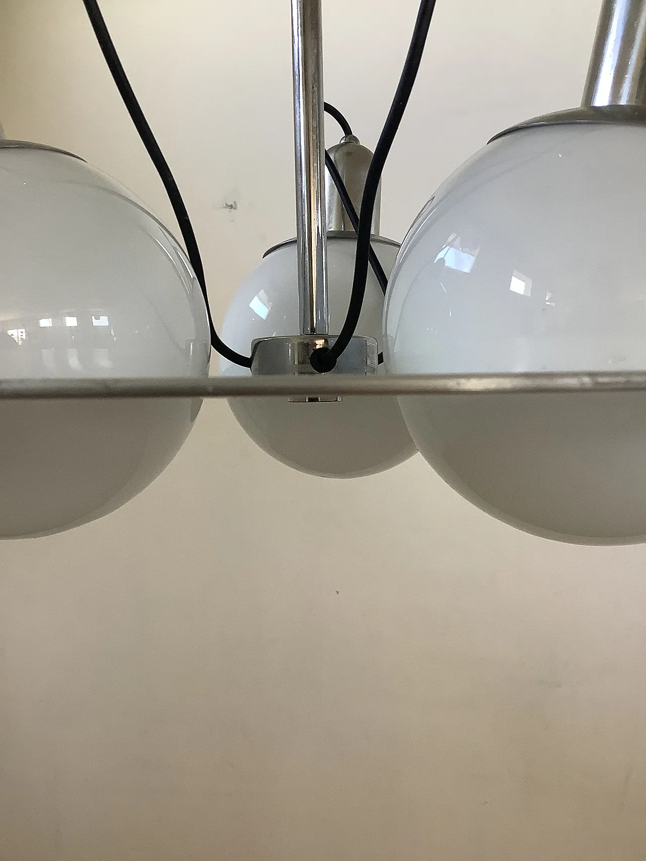 70s design chandelier in the style of Stilnovo / Artiluce 5