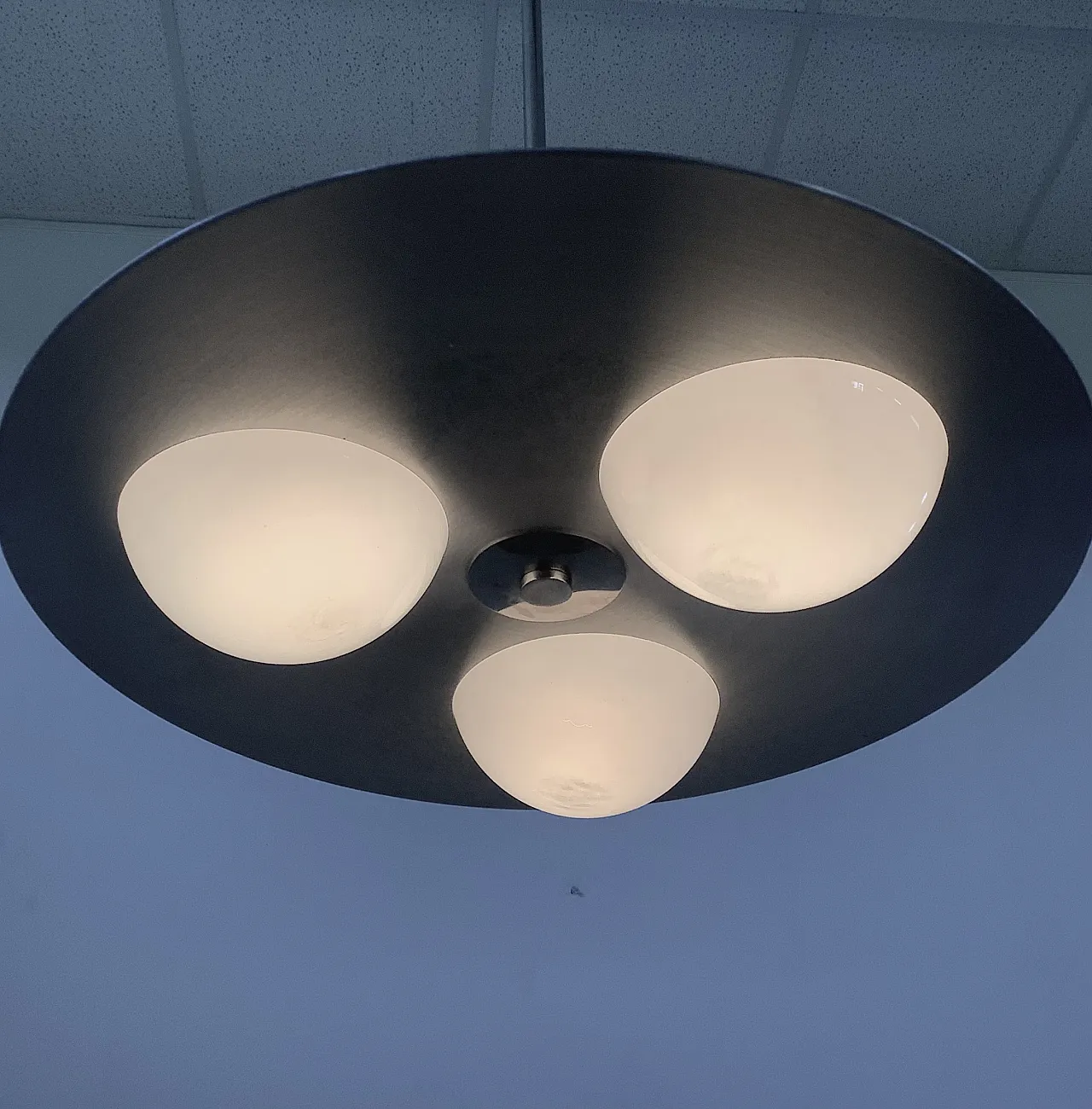 70s design chandelier in the style of Stilnovo / Artiluce 8