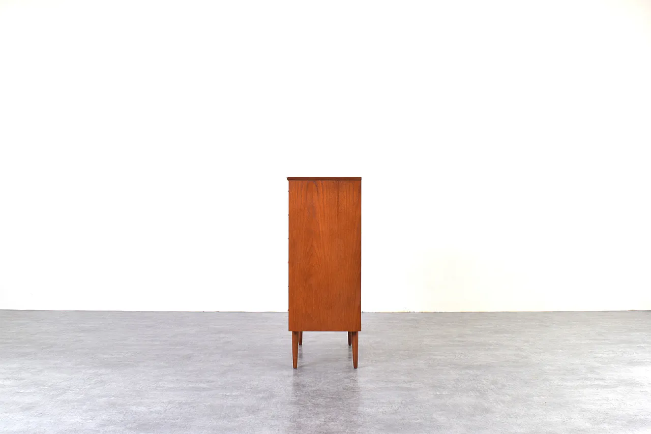 Mid-Century Danish Teak Chest of Drawers, 1960s. 5