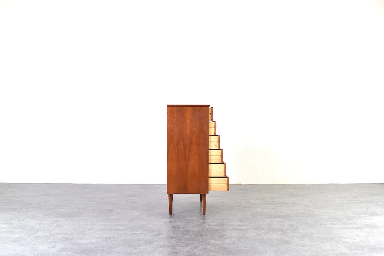 Mid-Century Danish Teak Chest of Drawers, 1960s. 7