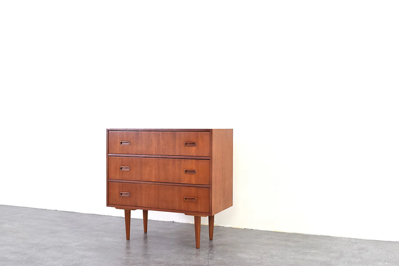 Mid-Century Danish Teak Chest of Drawers, 1960s 8