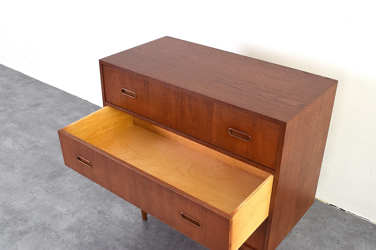 Mid-Century Danish Teak Chest of Drawers, 1960s 14