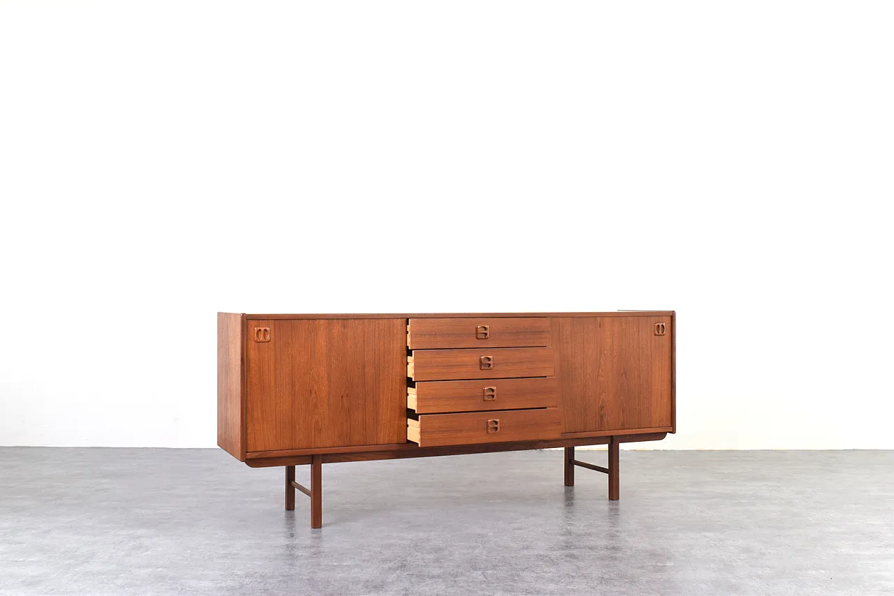 Credenza in teak di Klippan Korsør per Ikea, anni '60 5