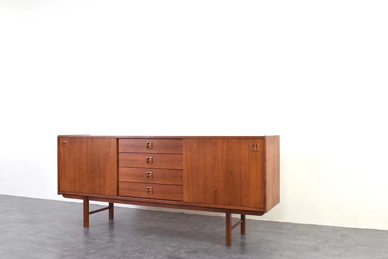 Credenza in teak di Klippan Korsør per Ikea, anni '60 9