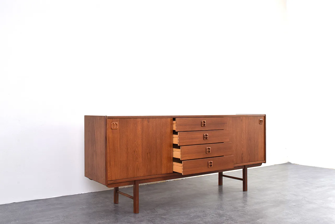 Credenza in teak di Klippan Korsør per Ikea, anni '60 10
