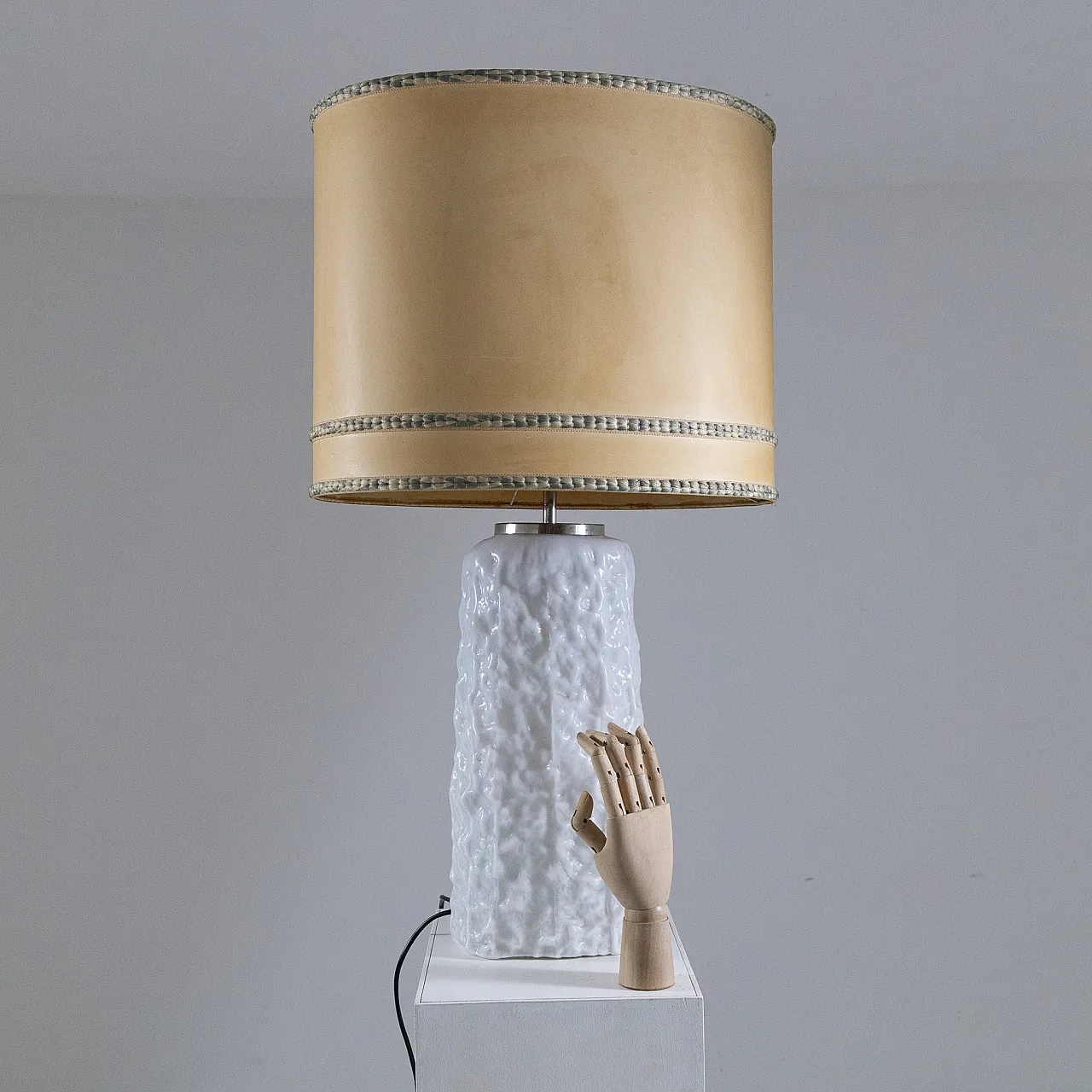 Bone table lamp by Carlo Nason for AV Mazzega, 1970s 5