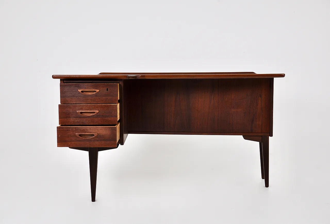 Boomerang desk Model A10 by Göran Strand for Lelangs Möbelfabrik, 1960 6