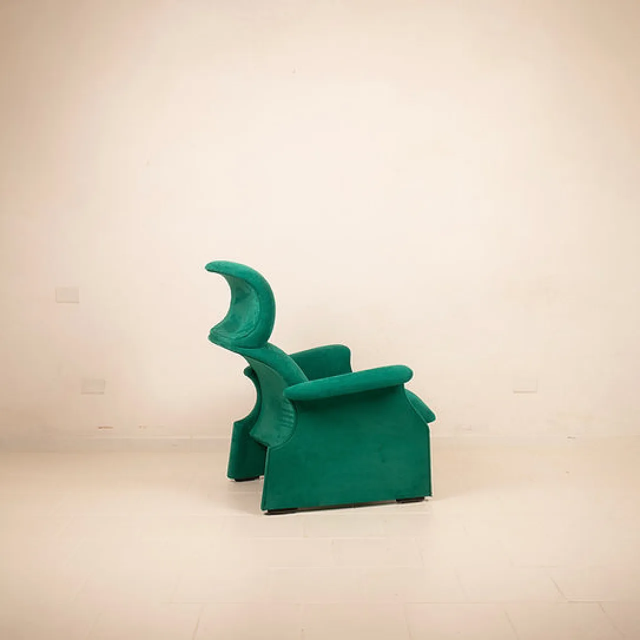 Poltrona Viscontea di Castiglioni per Simon International, anni '80 1