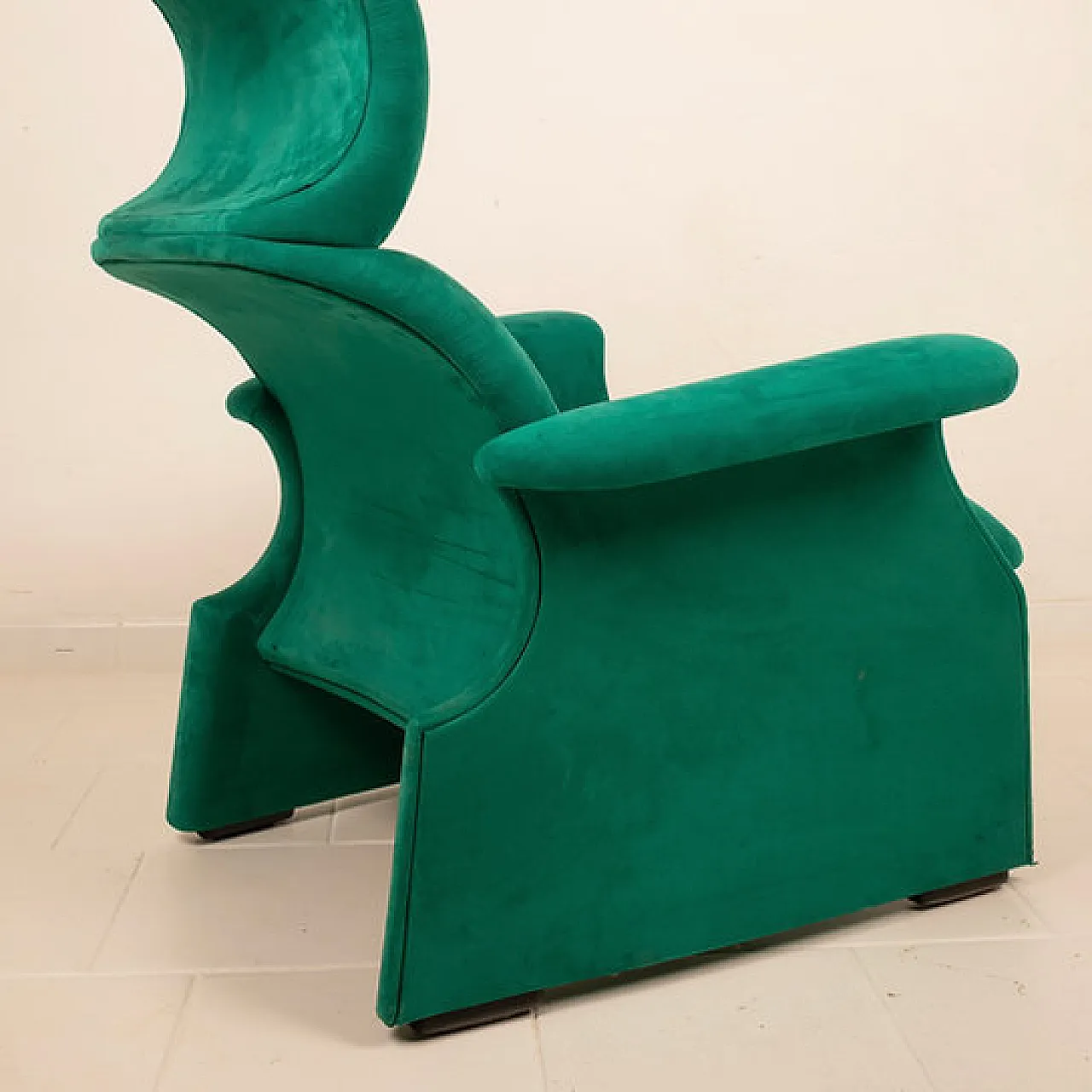 Poltrona Viscontea di Castiglioni per Simon International, anni '80 9