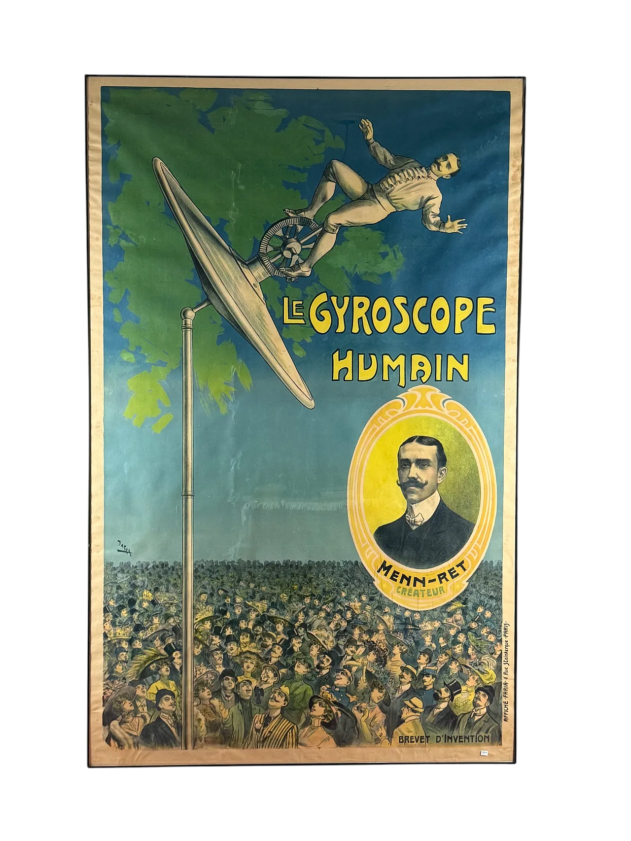 Candido Aragonez de Faria, Le Gyroscope Humain, Affiche, c. 1910 13