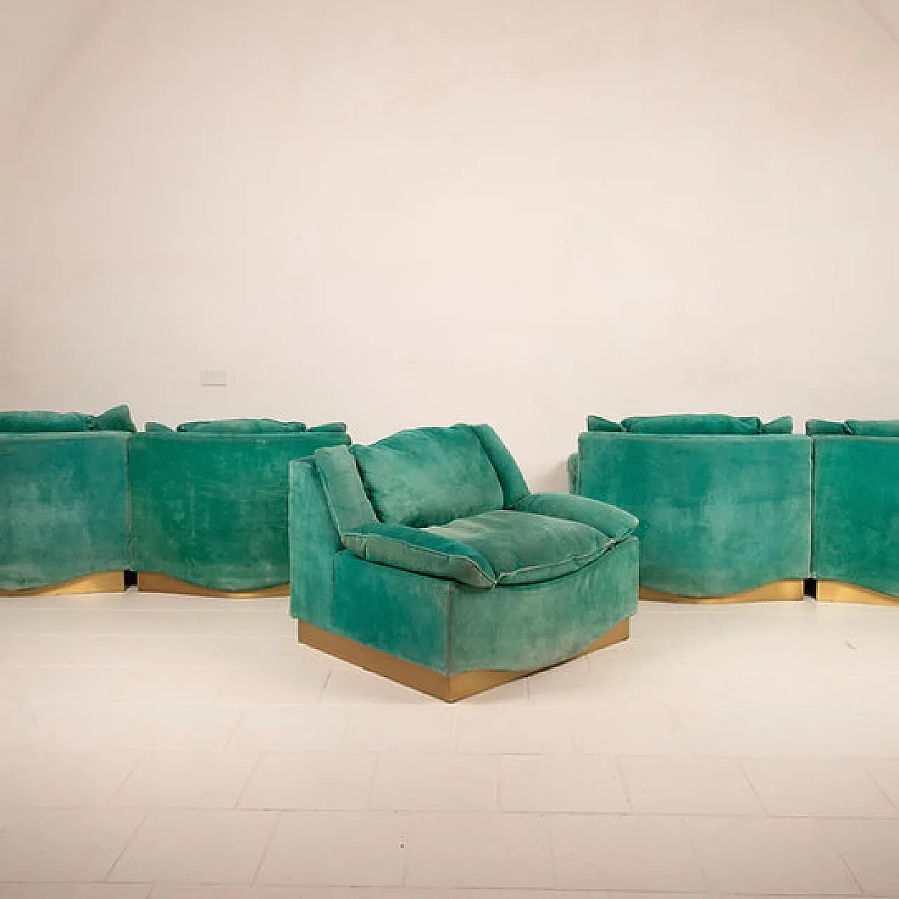 5 Stropiccio armchairs by L. Frigerio for Frigerio di Desio, 1970s 10