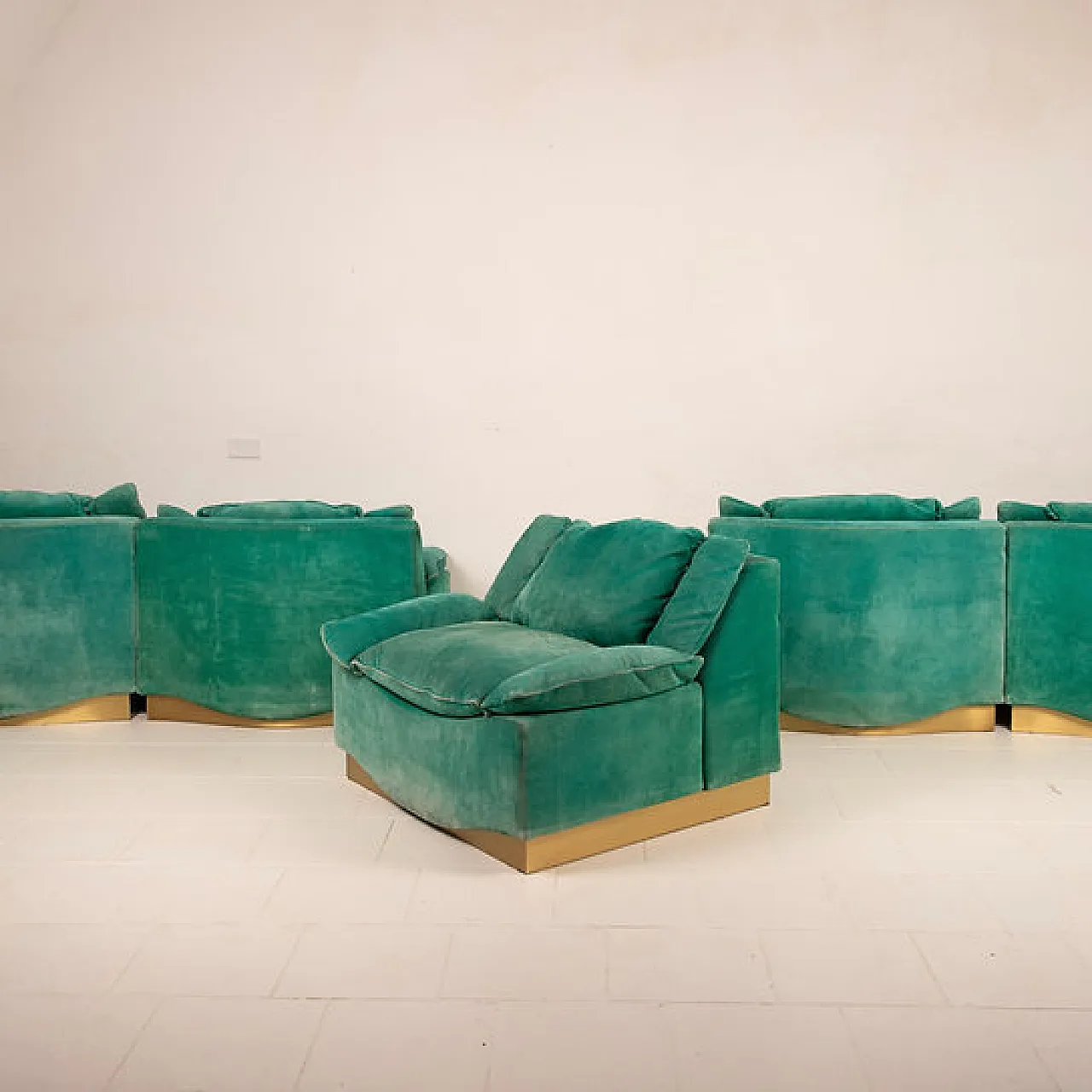 5 Stropiccio armchairs by L. Frigerio for Frigerio di Desio, 1970s 11