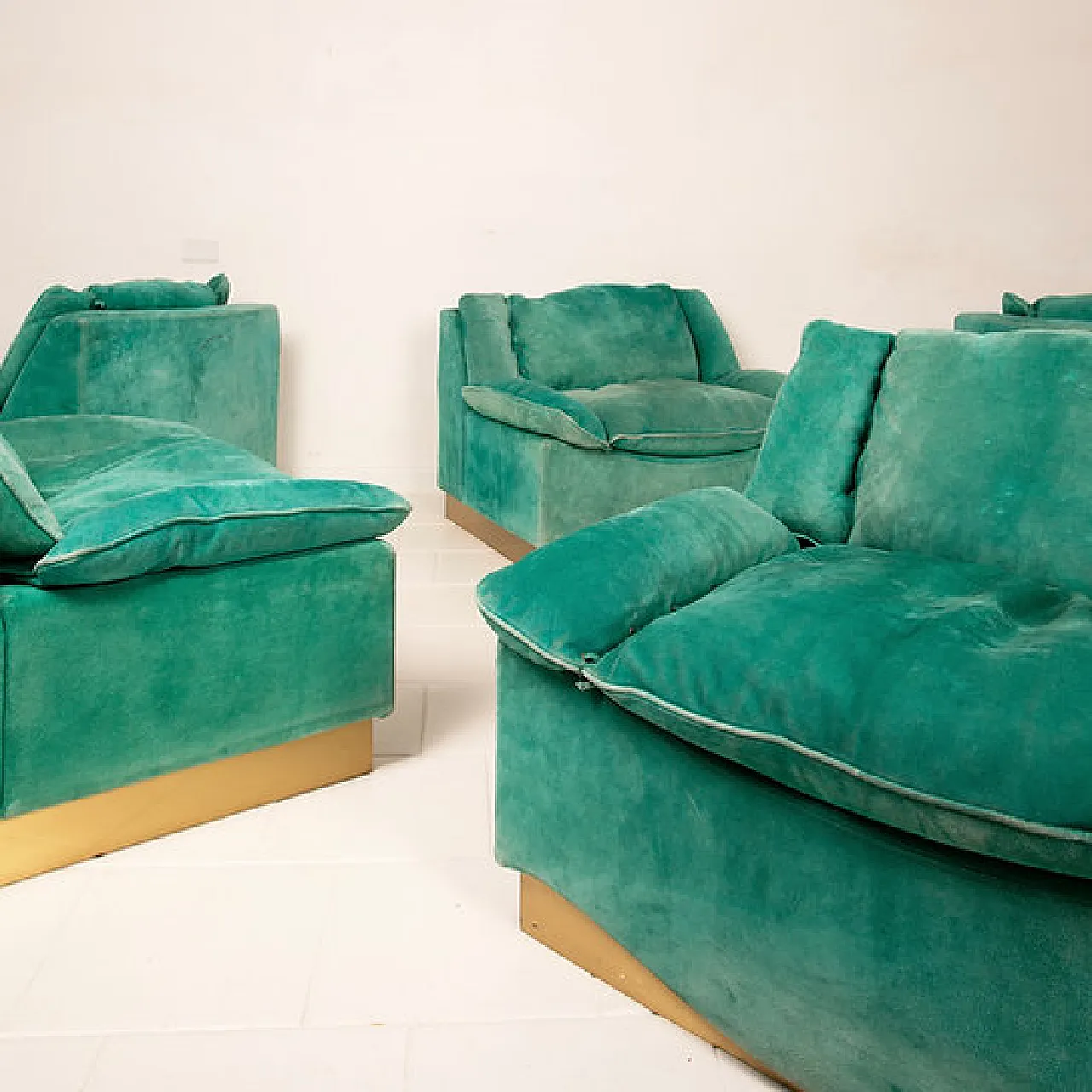 5 Stropiccio armchairs by L. Frigerio for Frigerio di Desio, 1970s 15