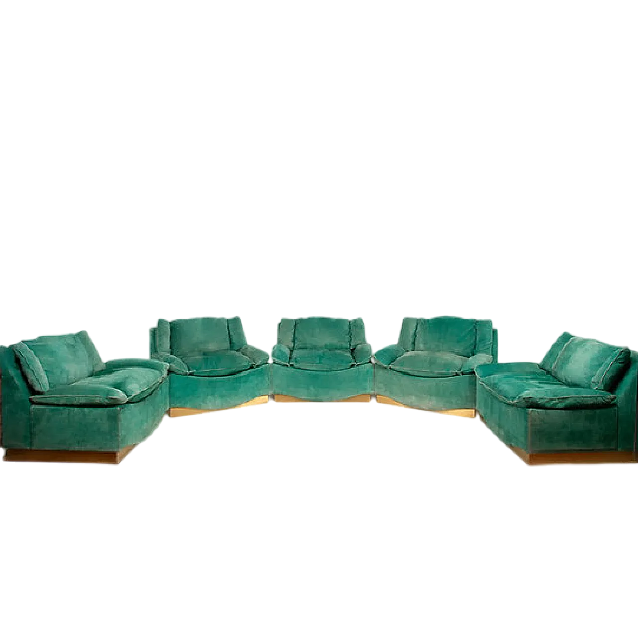 5 Stropiccio armchairs by L. Frigerio for Frigerio di Desio, 1970s 16