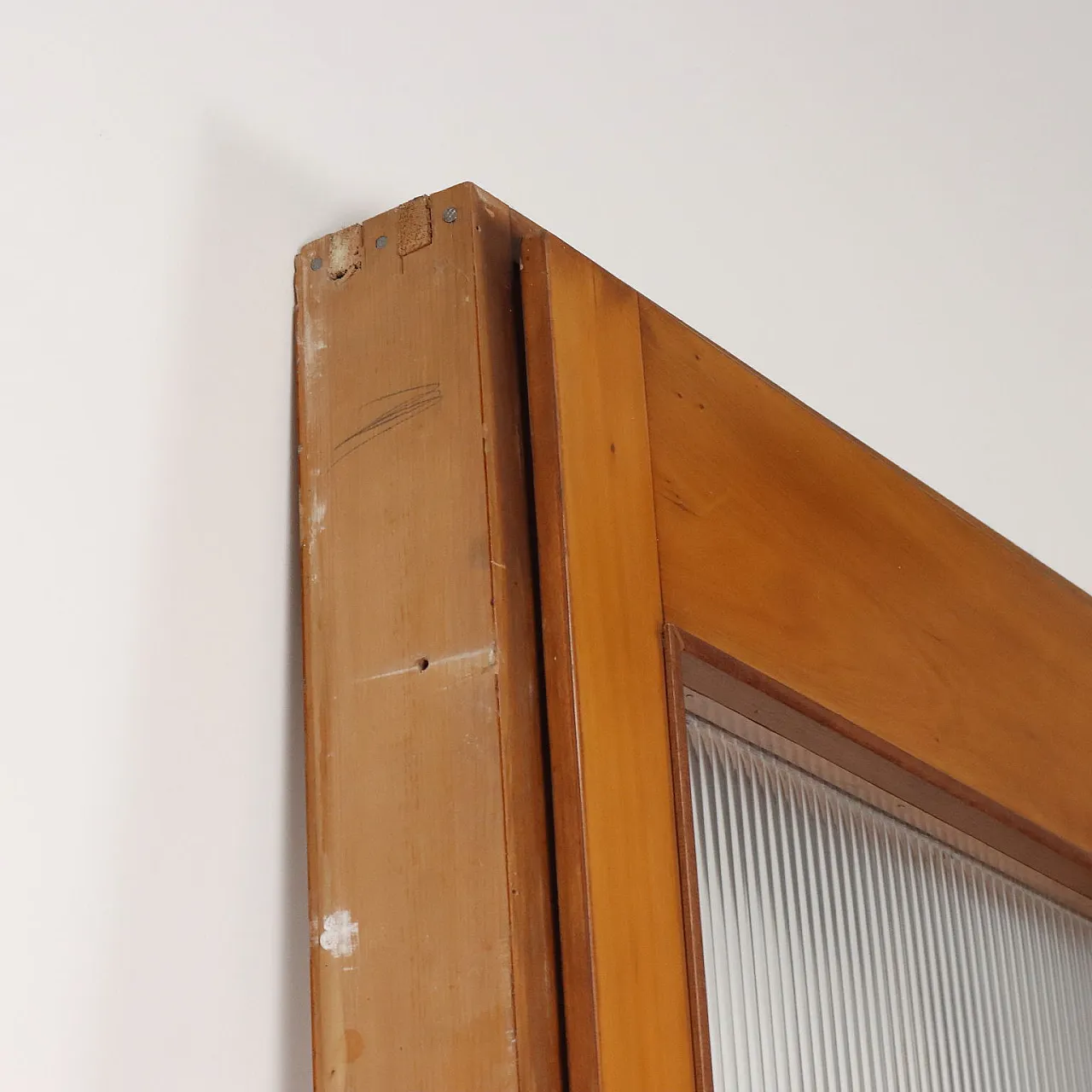 Large door in solid beech, 1950s 7