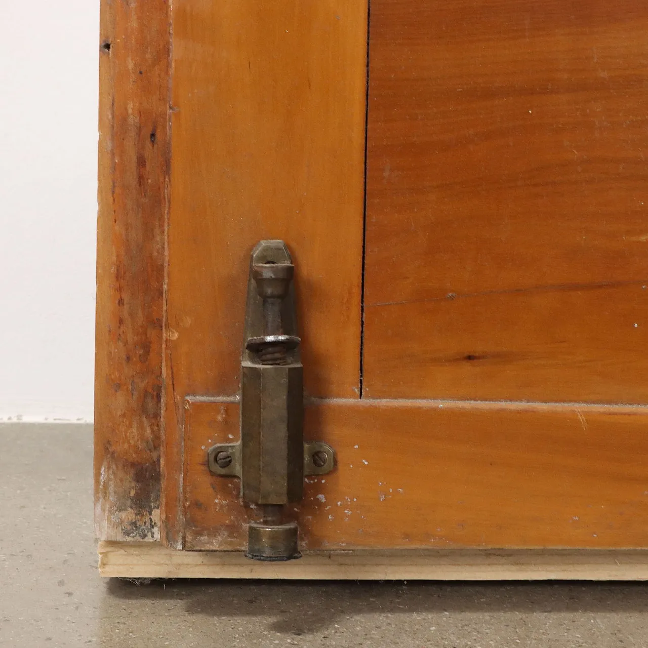 Large door in solid beech, 1950s 8