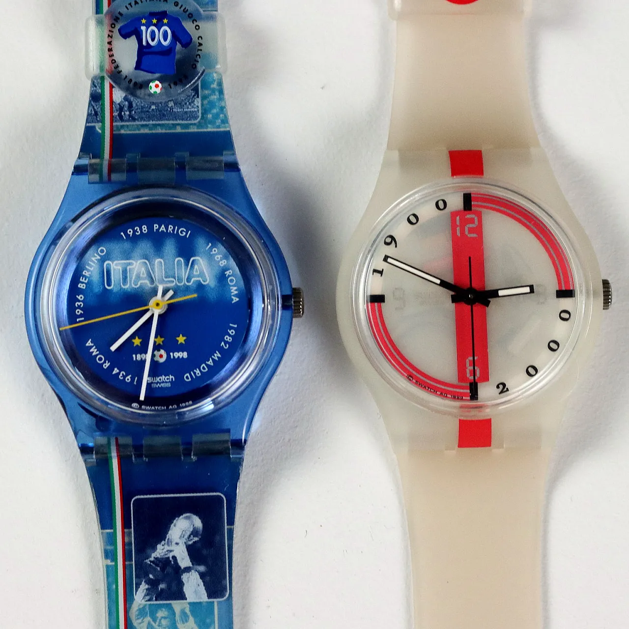 5 Swatch football-themed watches, 1990s 2