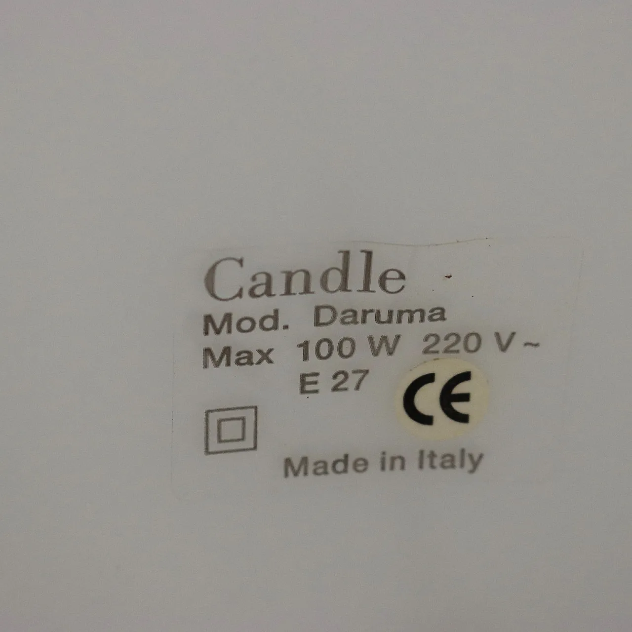 Daruma lamp by Sergio Asti for Candle, 1970s 6